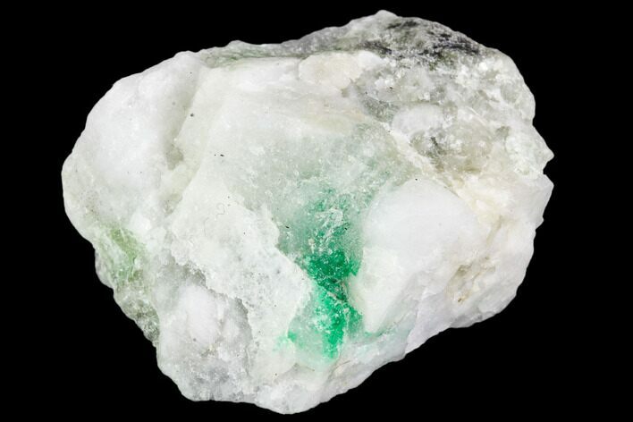 Beryl (Var Emerald) in Calcite - Khaltoru Mine, Pakistan #112070